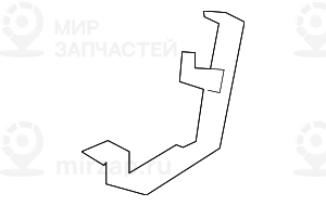 Держатель трубопровода масл.радиатора
 BMW 17227585324