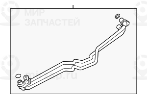 Трубопровод радиатора охл.масла КПП
 BMW 17228509993