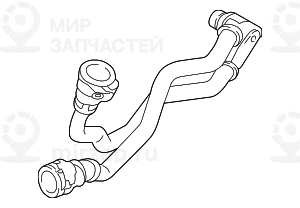 Трубопровод радиатора охл.масла кпп
 BMW 17228570449