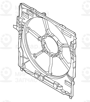 Кожух вентилятора
 BMW 17428618245