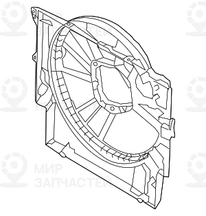 Кожух Вентилятора 400W / 600W
 BMW 17428626871