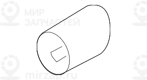 Endrohrblende Chrom
 BMW 18107854029
