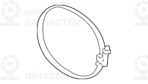 Хомут крепления шланга L=90-110
 BMW 18111763219