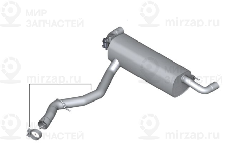 Выхлопная Система Mp 330
 BMW 18302464496