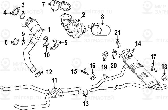 Nachschalldгѓв¤Mpfer
 BMW 18305A340B6