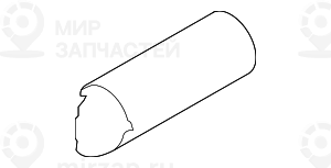 Насадка на выпуск.трубу Alu-look
 BMW 18307553643