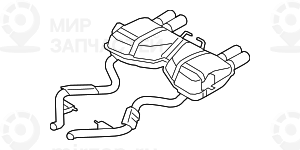 Задний Дополнительный Глушитель
 BMW 18307848119