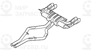 Nachschalld?mpfer Mit Abgasklappe
 BMW 18307851562