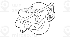Оборотный выпуск.коллектор с катализат. ZYL.4-6 ULEV2
 BMW 18407558770