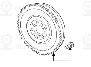 Двухмассовый маховик
 BMW 21207566084