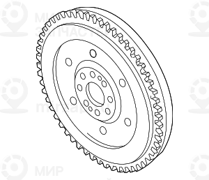 Двухмассовый маховик
 BMW 21207590942