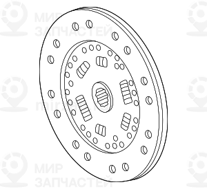 Ведомый диск сцепления
 BMW 21217523465