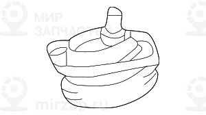 Резиновая подушка с фланцем П
 BMW 22111092824