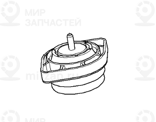 Резиновая подушка Л
 BMW 22113421295