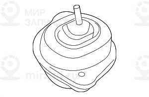 Резиновая подушка П
 BMW 22113421296