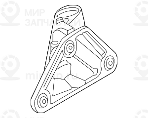 Опорная пята кронштейна П
BMW 22116750852