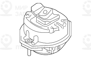 Резиновая подушка П
 BMW 22116769186