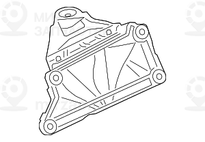 Несущий кронштейн двигателя П
 BMW 22116784828