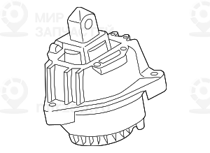Резиновая подушка Л
 BMW 22116851263
