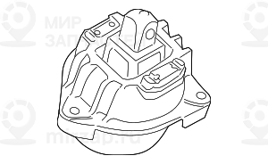 Резиновая подушка П
 BMW 22116852148