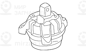 Резиновая подушка п
 BMW 22116859846
