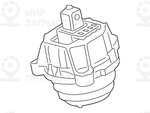 Motorlager Links
 BMW 22116860457