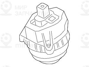 Motorlager Links
 BMW 22116860465