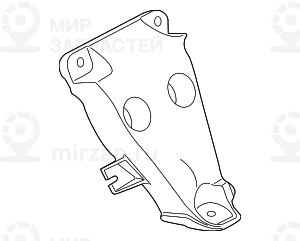 Несущий кронштейн двигателя л
 BMW 22116861401