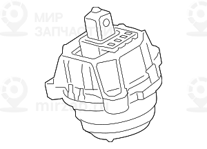 Motorlager Links
 BMW 22116866155