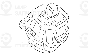 Motorlager Rechts
 BMW 22116866156