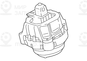 Motorlager Links
 BMW 22116877659