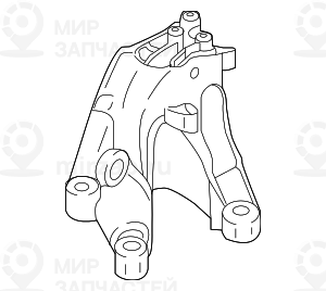 Tragbock Generator Rex
 BMW 22116878938