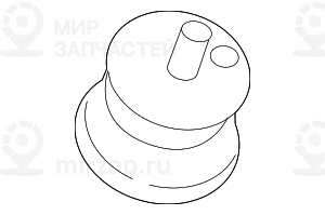 Резинометаллический шарнир
 BMW 22316799411