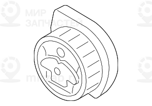 Резинометаллический шарнир
 BMW 22316850468