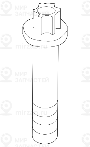 Винт Torx M10X55-8.8 ZNS3
 BMW 23001222888