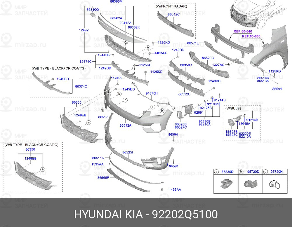 Запчасть HYUNDAI 92202Q5100
