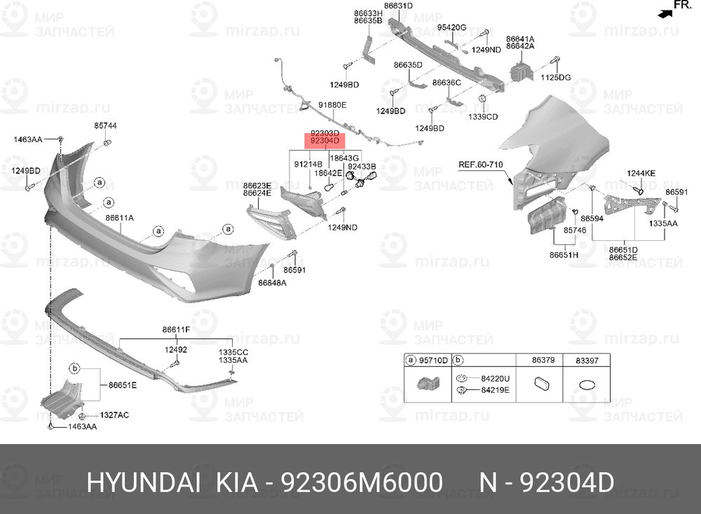Запчасть HYUNDAI 92306M6000
