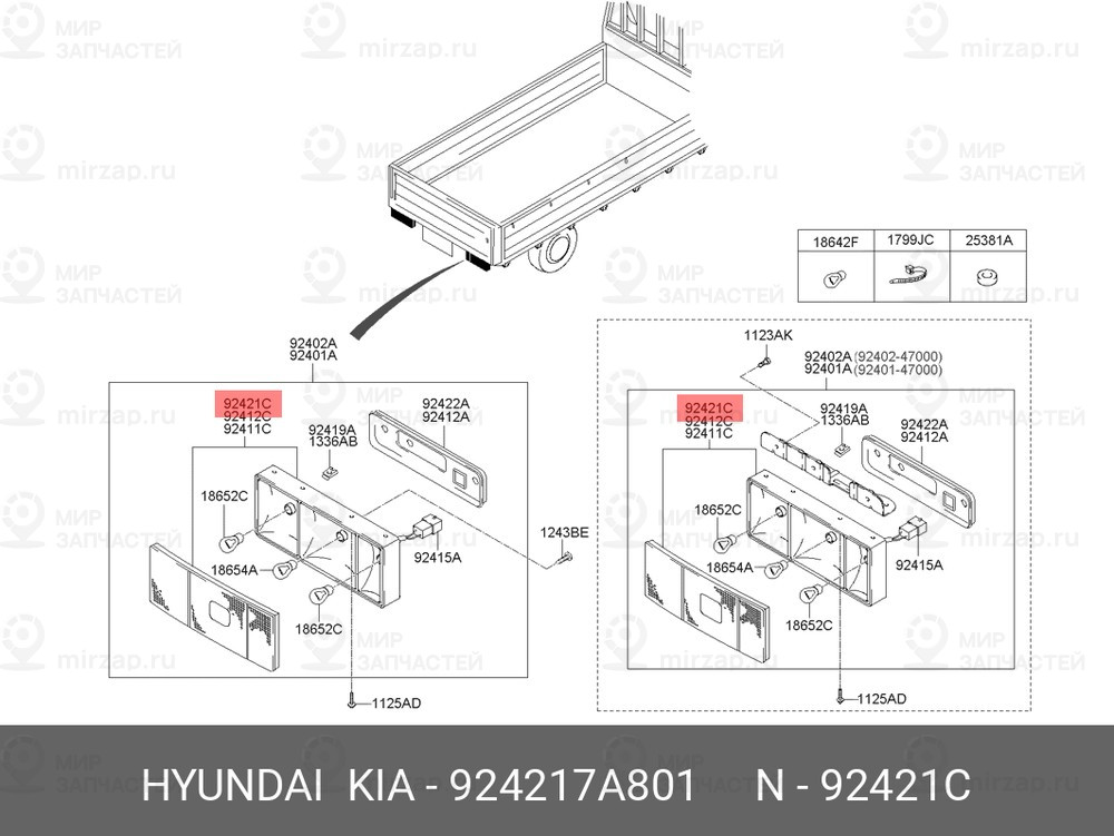 Запчасть HYUNDAI 924217A801