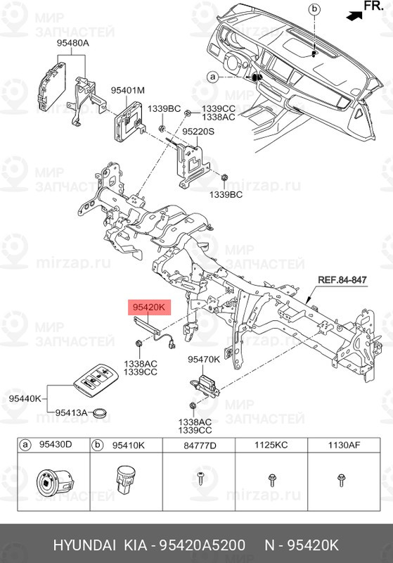 Запчасть HYUNDAI 95420A5200