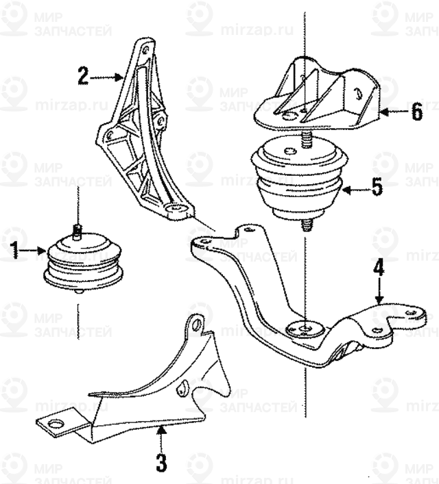Резинометаллический шарнир
 BMW 23701141614