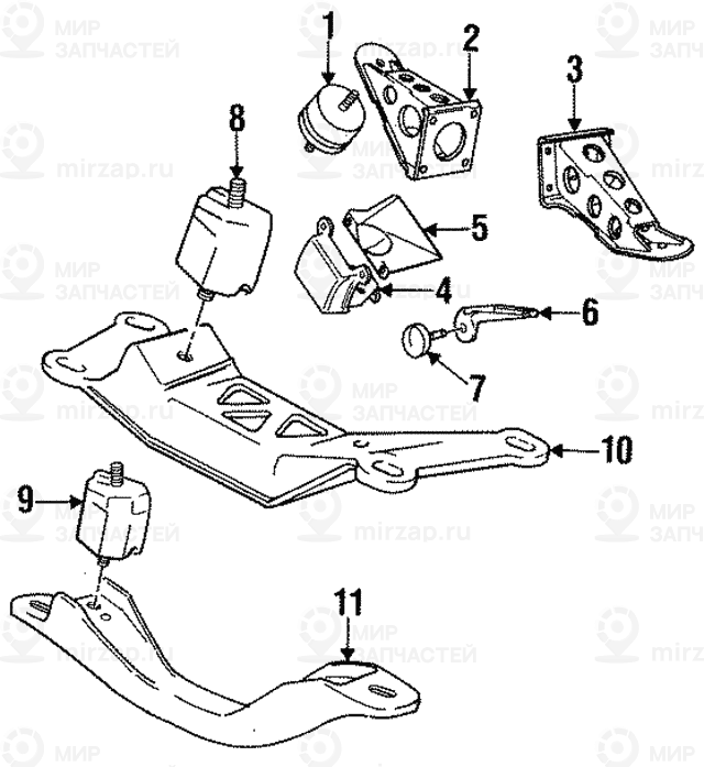Резинометаллический шарнир
 BMW 23711175939