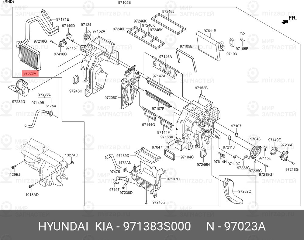 Запчасть HYUNDAI 971383S000