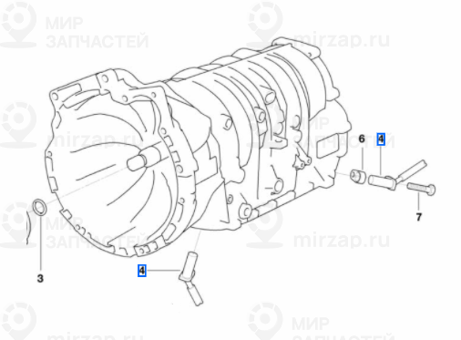 Датчик частоты вращения
BMW 24357507706