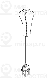 Головка рычага пер.передач кожа с подсв. M-SPORT/5-GANG
 BMW 25112231550