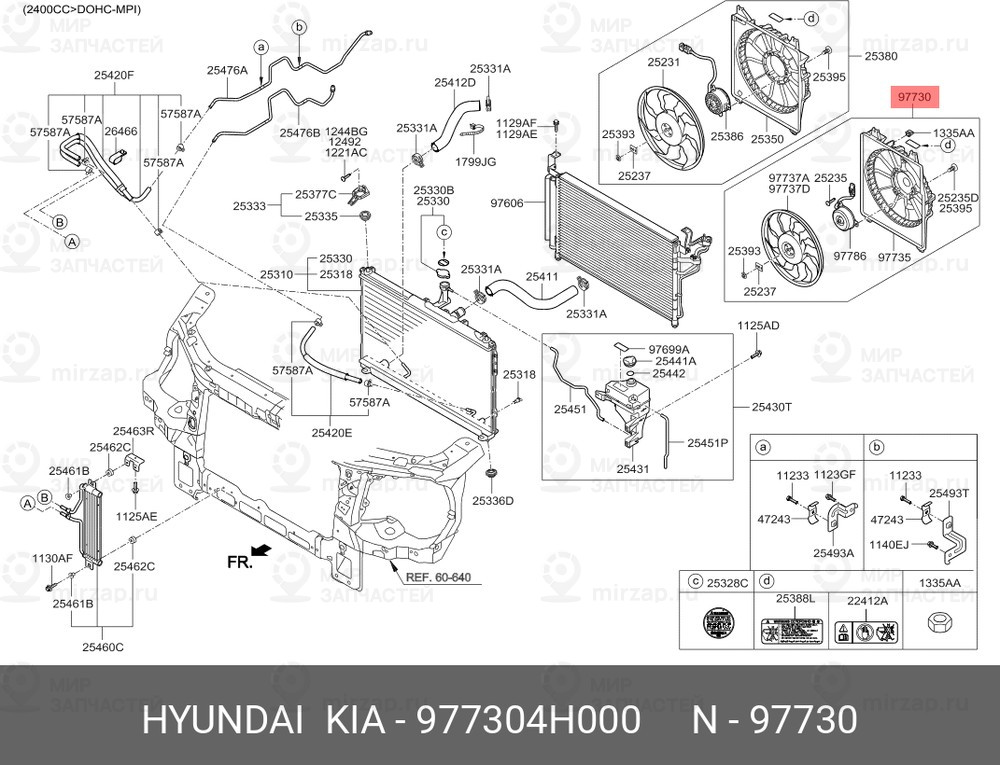 Запчасть HYUNDAI 977304H000