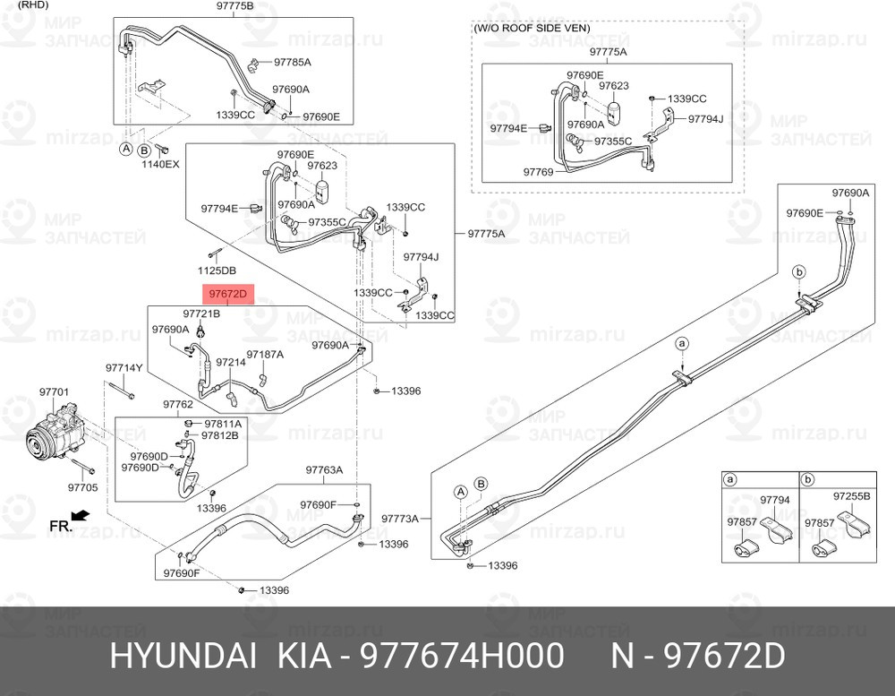 Запчасть HYUNDAI 977674H000