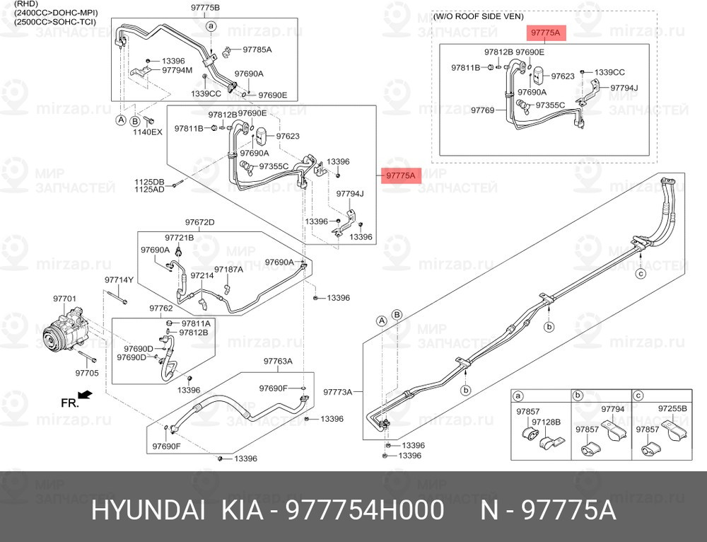 Запчасть HYUNDAI 977754H000