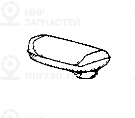 Ручка рычага управления пластмасса SCHWARZ
 BMW 25161216905