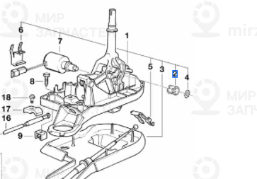 Сферический вкладыш
 BMW 25161421636