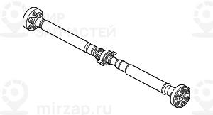Карданный вал АКПП L=1653MM
 BMW 26107629415